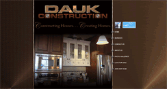 Desktop Screenshot of daukconstruction.com